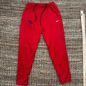 Nike Dayton Flyers Stretch Warm Up Elastic Dri-Fit Pants (Large) Red CN9470-657
